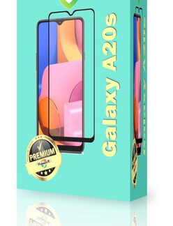 Samsung A20s  Vidrio Templado Full Screen 9d 9h Marco Negro