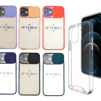 Protector iPhone 12 Mini Crystal Case Con Templado Hd 9h
