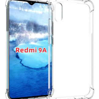 Protector Redmi 9a Case Transparente + Vidrio Hd Hansbroter