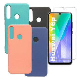Samsung A20s Silicona Premium Case Carcasa + Templado Hd 9h