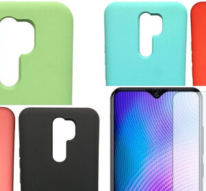 Silicona Redmi 9 Reforzada Case Carcasa Protector + Templado