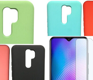Silicona Redmi 9 Reforzada Case Carcasa Protector + Templado