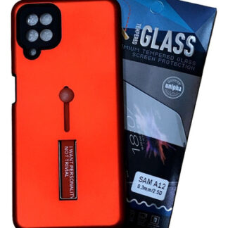 Carcasa Samsung A12 Protector Ultra Reforzado + Vidrio Hd 9h