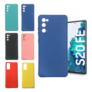 Protector Samsung S20 Fe Silicona Cover Case + Templado Hd