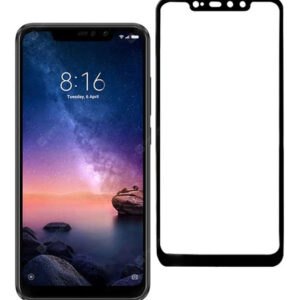 Xiaomi Redmi Note 6 Pro Vidrio Full Ultra Hd 9h Marco Negro