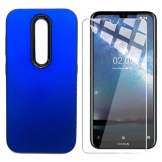 Protector Nokia 4.2 Carcasa Case Funda + Vidrio Templado Hd