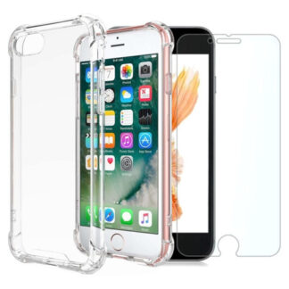 Protector Case Cristal Carcasa iPhone 7 8 Plus + Vidrio