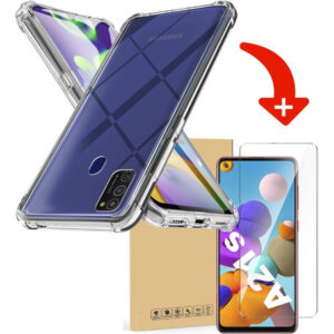 Protector Crystal Case Carcasa Samsung A21s + Templado Hd 9h
