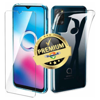 Alcatel 5x Protector Case Funda + Vidrio Templado 9h Hd