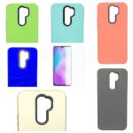 Protector Redmi 9 Case Carcasa Tipo Armor + Vidrio Templado