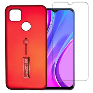 Protector Redmi 9c Case Carcasa Tipo Armor + Vidrio Templado