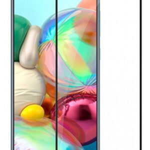 Samsung A71 Vidrio Templado Full Screen 9d 9h Marco Negro