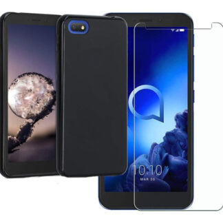 Alcatel 1v 2019 Protector Case Funda + Vidrio Templado 9h Hd