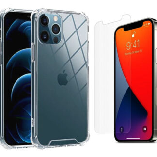 Protector iPhone 12 12 Pro Reforzado + Vidrio Templado 9h Hd