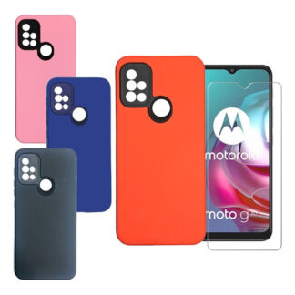 Protector Motorola Moto G20 G30 Carcasa Reforzada + Templado