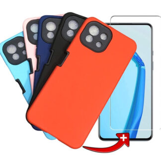 Carcasa Xiaomi Mi 11 Lite Protector Case Funda + Vidrio Hd