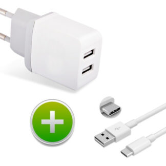 Cargador Y Cable Samsung A71 Carga Inteligente 2 Usb