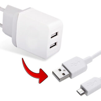 Cargador Y Cable Alcatel 5x 3x Carga Inteligente 2 Usb