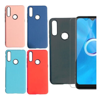 Funda Tcl T9 Protector Case Carcasa + Vidrio Templado 9h